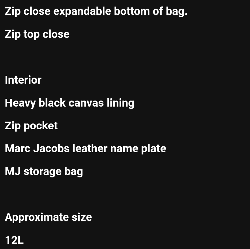 Black Leather Handbag with Gold Accents - Picture 12 of 13